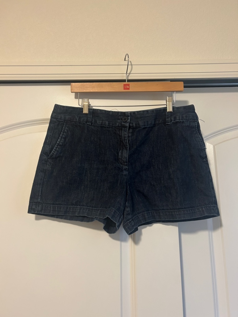 LOFT 4” Jean Shorts Size 12 Dark Wash